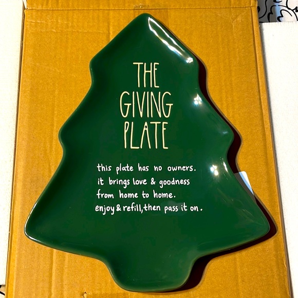 Rae Dunn Holiday Nib Rae Dunn Christmas Tree Giving Platter Poshmark
